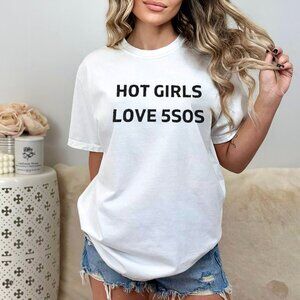 5 Seconds of Summer Tour T-Shirt Hot Girls Love 5SOS Concert Fan Tee 81